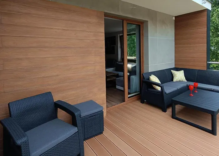 Aster Aparts Wyspa Sobieszewska 公寓